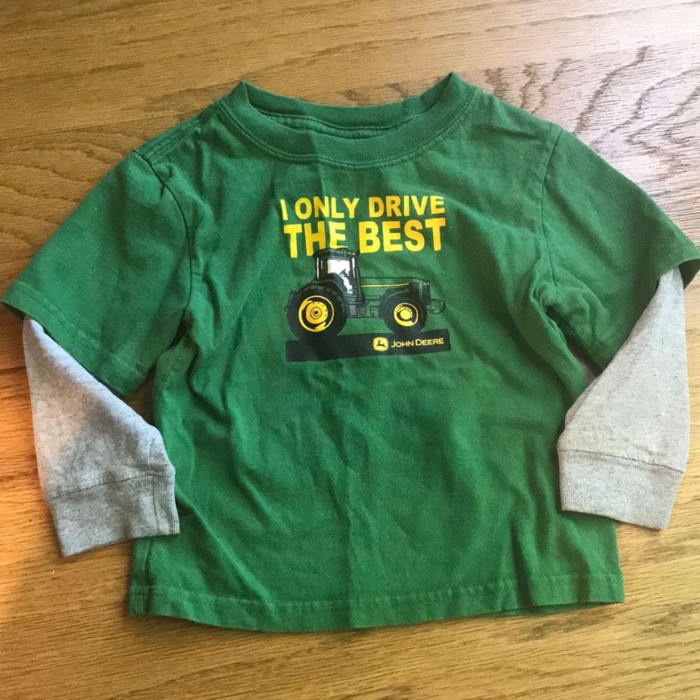 John Deere toddler shirt. Long sleeve. 2T.